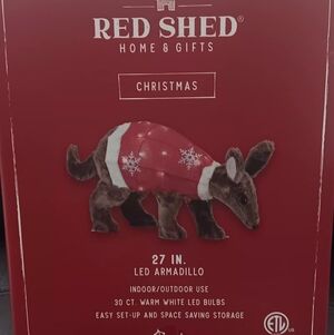 Christmas LED Armadillo Decoration